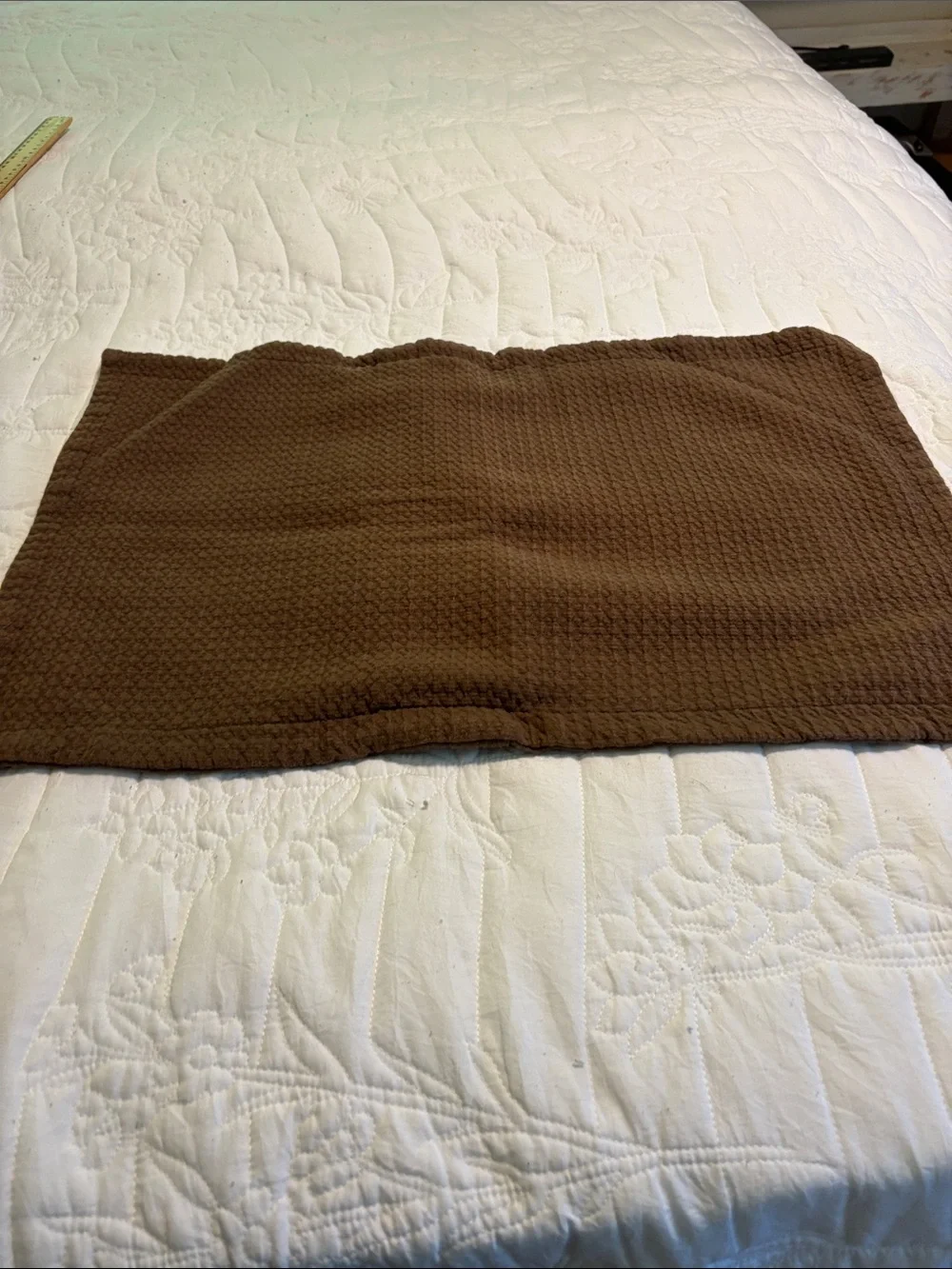 Restoration Hardware Chocolate Brown toss pillow cover